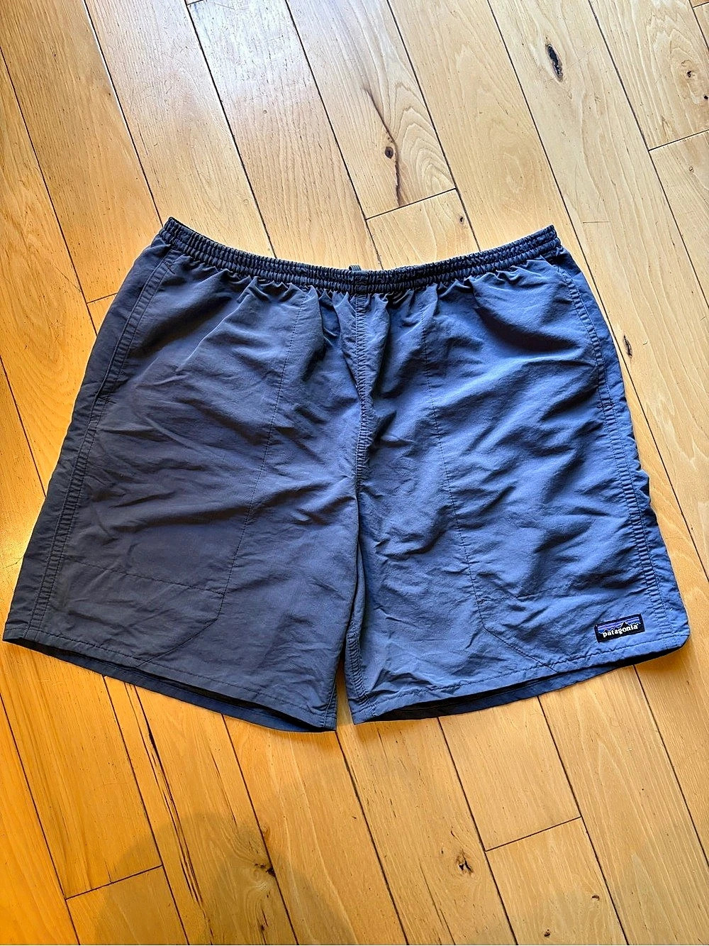Patagonia Blue Grey Swim Short Shorts Size Large